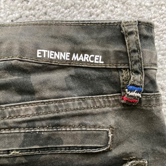 Etienne Marcel Camouflage Jeans Size 26 CAMO - Picture 3 of 6